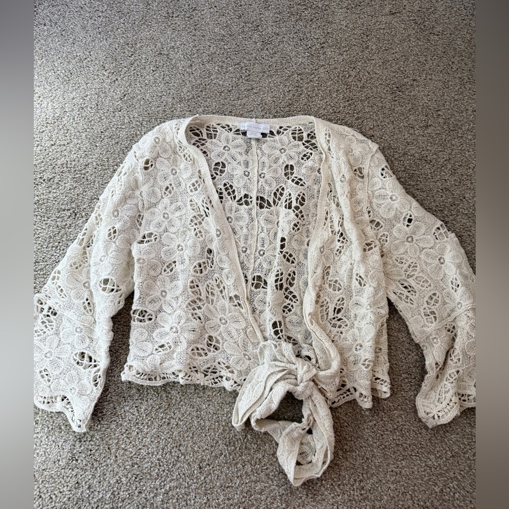 House of Harlow Crochet Top